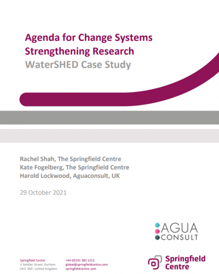 A4C case study WaterSHED